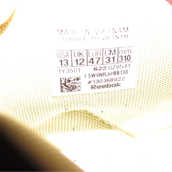 Reebok Street Fighter Instapump Fury 95 GZ9541 ZANGIEF Red Mens Size 13 Rare - Picture 9 of 9